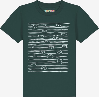 watabout.kids Shirt 'Doodle Dogs' in 104 in Dark green / White, Item view