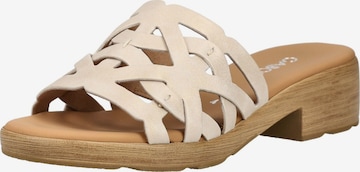 Mule GABOR en beige : devant