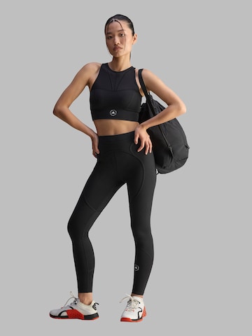 Skinny Pantaloni sportivi 'TPR 1/1' di ADIDAS BY STELLA MCCARTNEY in nero