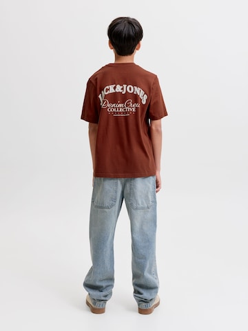 Jack & Jones Junior Tričko 'JJEBRANDES' - Hnedá