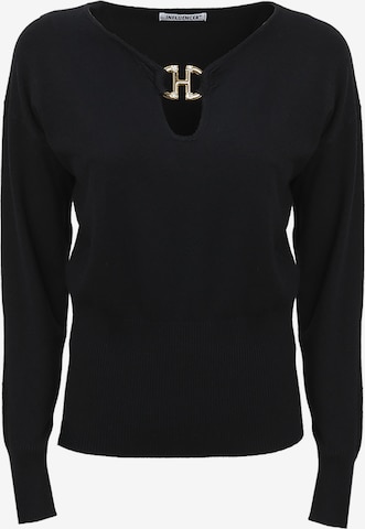 melns Influencer Džemperis: no priekšpuses