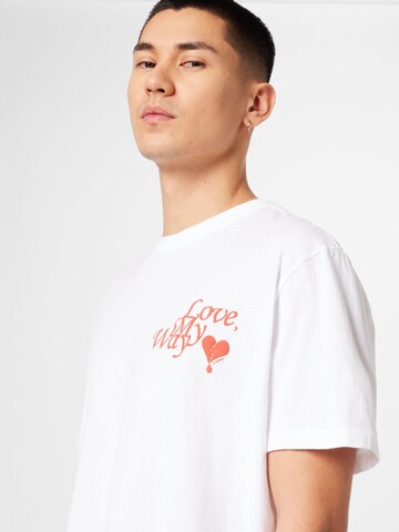 AllSaints T-Shirt 'DIRECTION' in Weiß