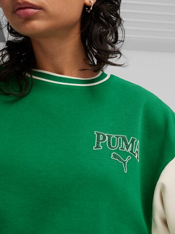 PUMA Sweatshirt 'SQUAD' in Groen