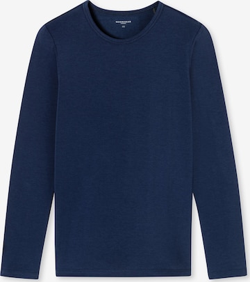 Maillot de corps SCHIESSER en bleu : devant