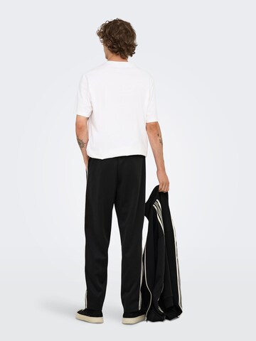 regular Pantaloni 'ONSRiber' di Only & Sons in nero