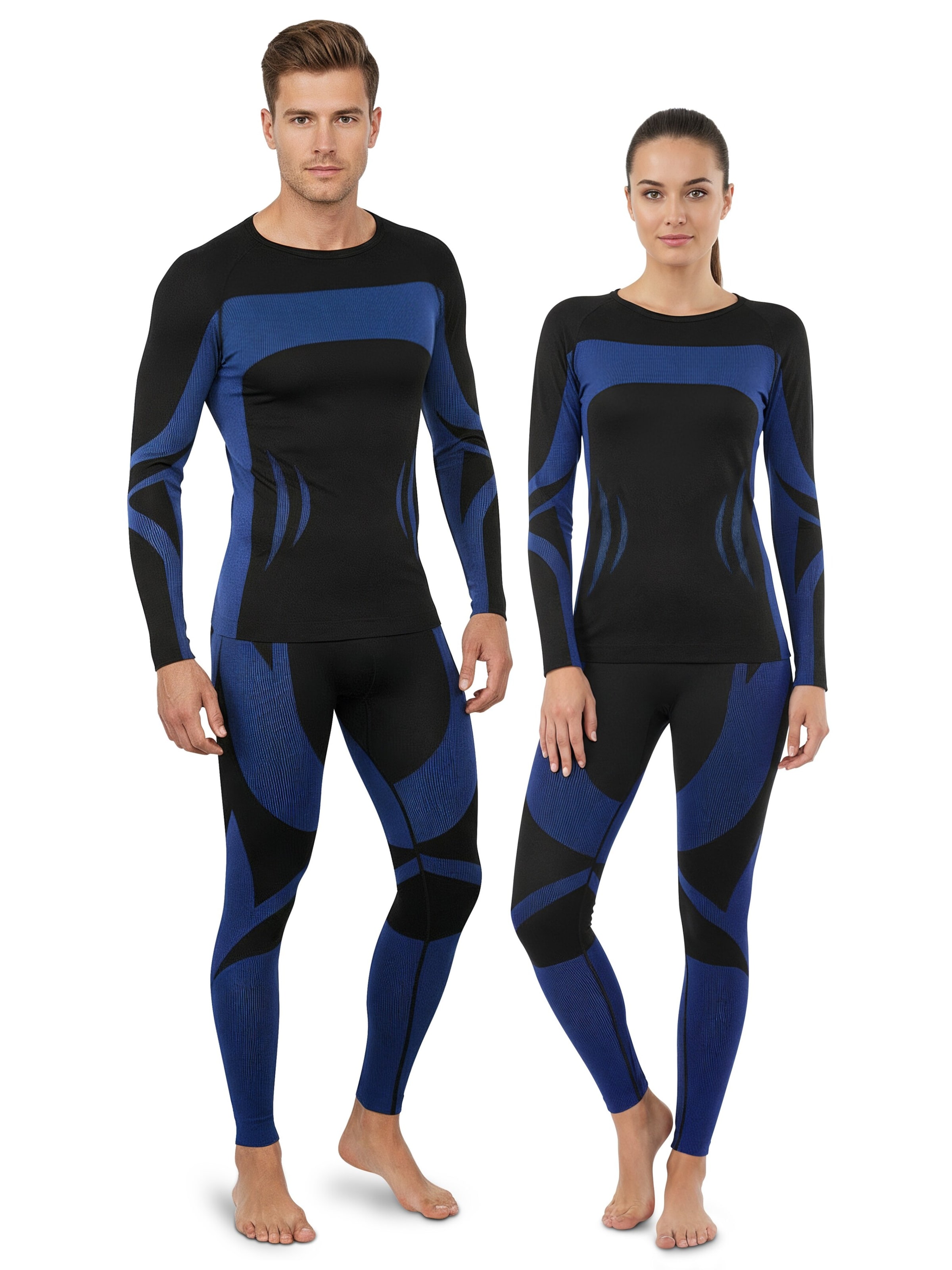 normani Lange onderbroek in Blauw: voorkant