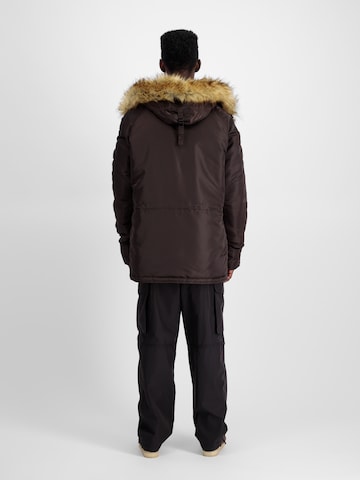 ALPHA INDUSTRIES Winter Jacket 'N3B VF 59' in Brown