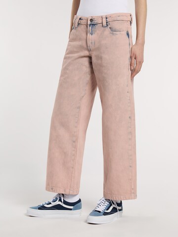 DICKIES Bootcut Džíny 'Mechanic' – pink