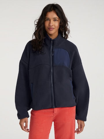 O'NEILL Athletic Fleece Jacket in Blue: front