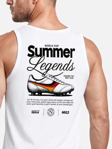 Neverless Shirt 'Soccer Summer Legends' in White
