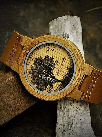 Holzwerk - Reloj analógico 'FORST' en marrón