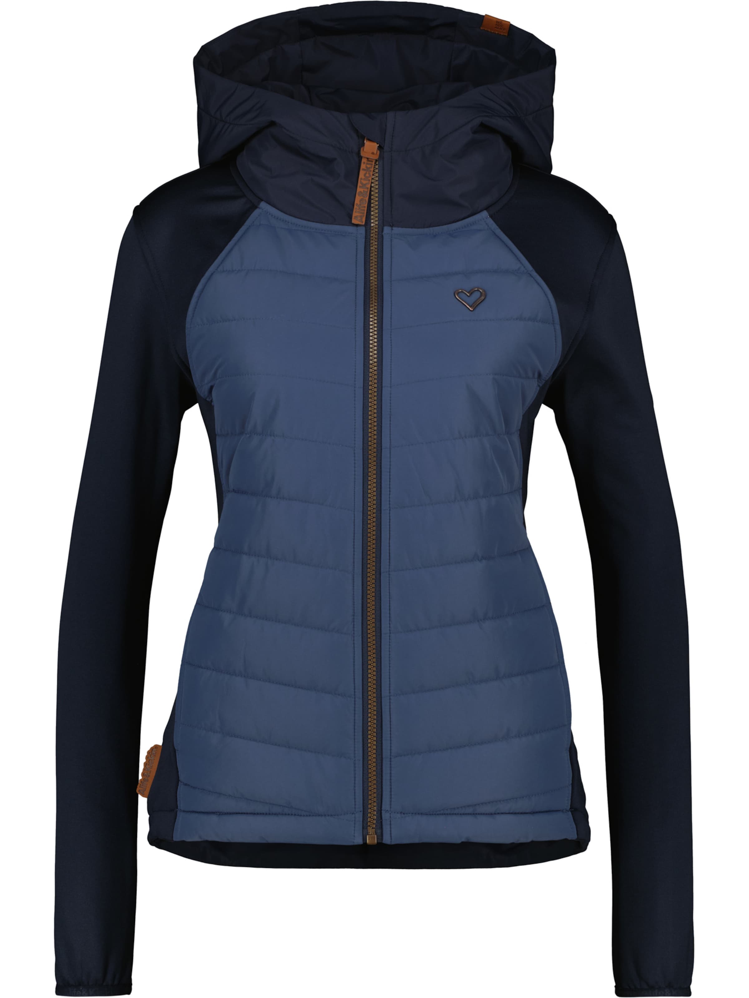 alife & kickin Функциональная куртка 'Solene' в Синий: спереди