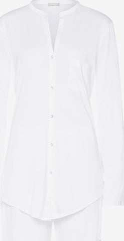 Hanro Pajama 'Cotton Deluxe' in White: front