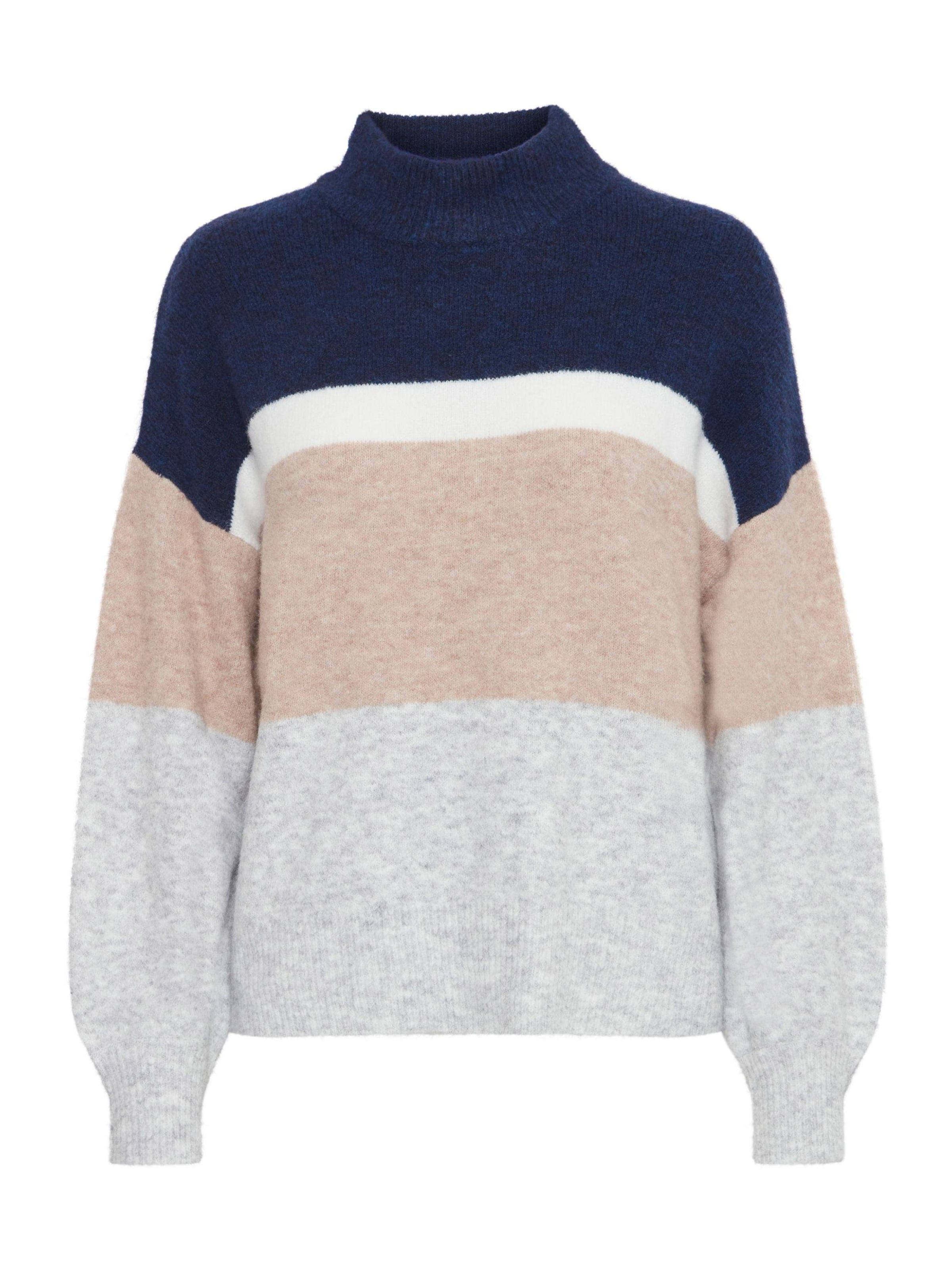 Pull-over ' BYOMEA STRIPED JUMPER 2 - ' b.young en bleu : devant