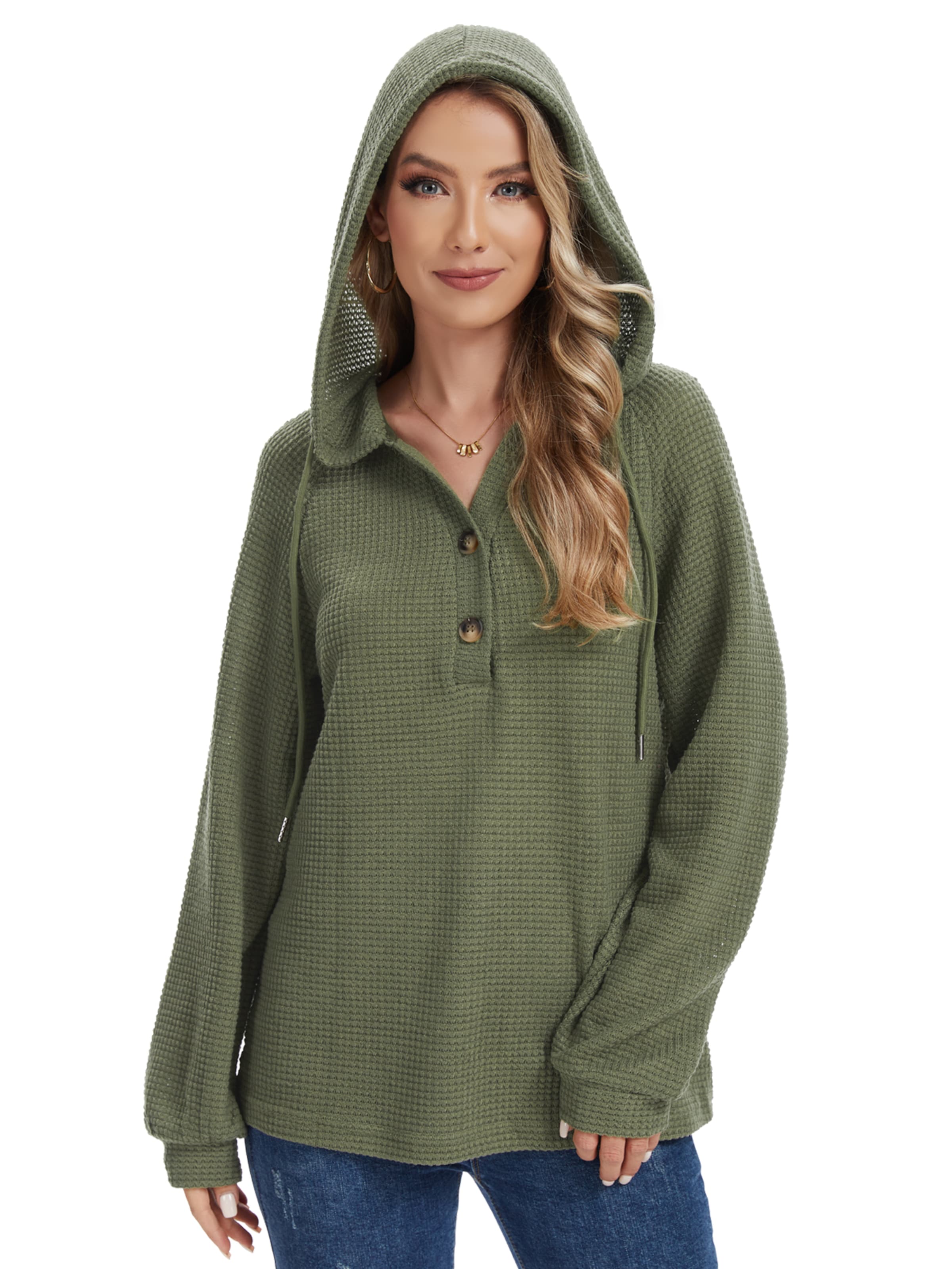 MEETWEE Sweater in Green