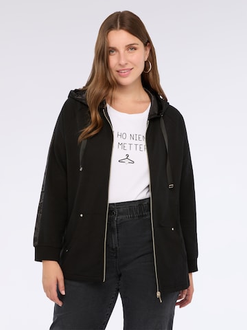 Veste de survêtement Fiorella Rubino en noir