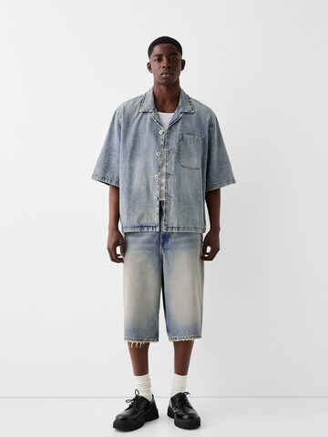 Comfort Fit Cămașă de la Bershka pe albastru