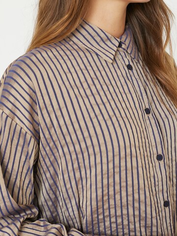 Chemisier 'Calvia' co'couture en mélange de couleurs