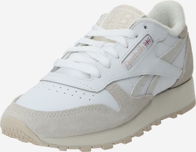 Sneaker bassa 'CLASSIC' Reebok di colore beige / bianco, Visualizzazione prodotti
