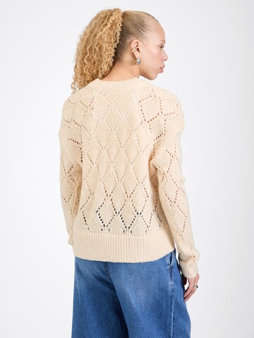 Cardigan 'VIFELINE' VILA en beige