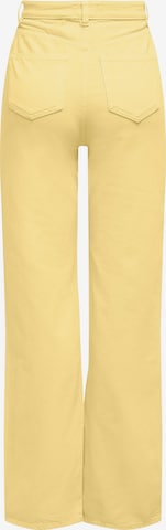 ONLY Wide leg Jeans 'CAMILLE' in Yellow