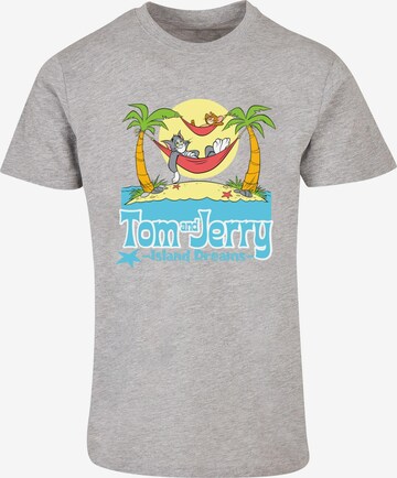 ABSOLUTE CULT Shirt ' Tom and Jerry - Hammock Dreams ' in Grau: predná strana