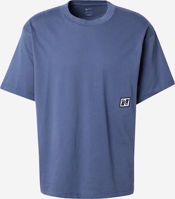NIKE Функционална тениска 'HERITAGE' в синьо: отпред