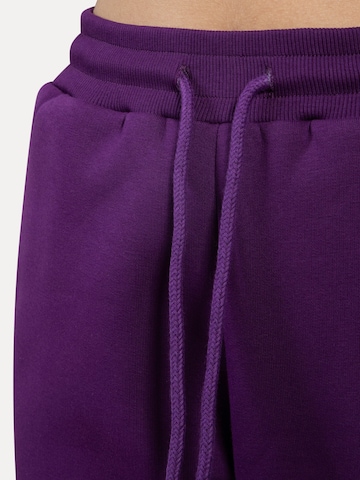 Effilé Pantalon Smilodox en violet
