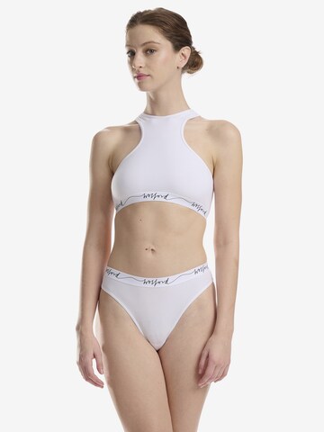 Slip ' Beauty Cotton Thong ' Wolford en blanc