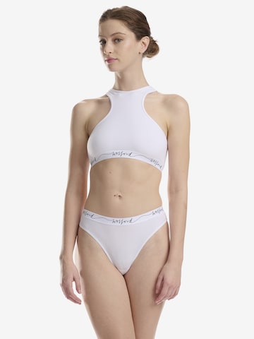 Wolford Tanga ' Beauty Cotton Thong ' in Weiß