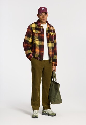 Shiwi Fleece jas in Geel