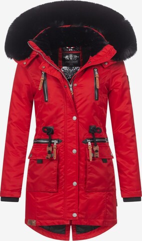 NAVAHOO Winter Parka in Red: front