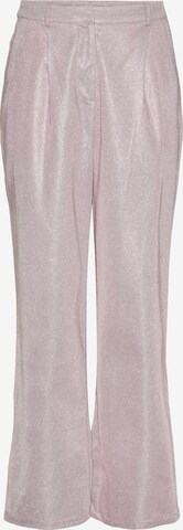 Pantalon 'GLITTY' PIECES en violet : devant