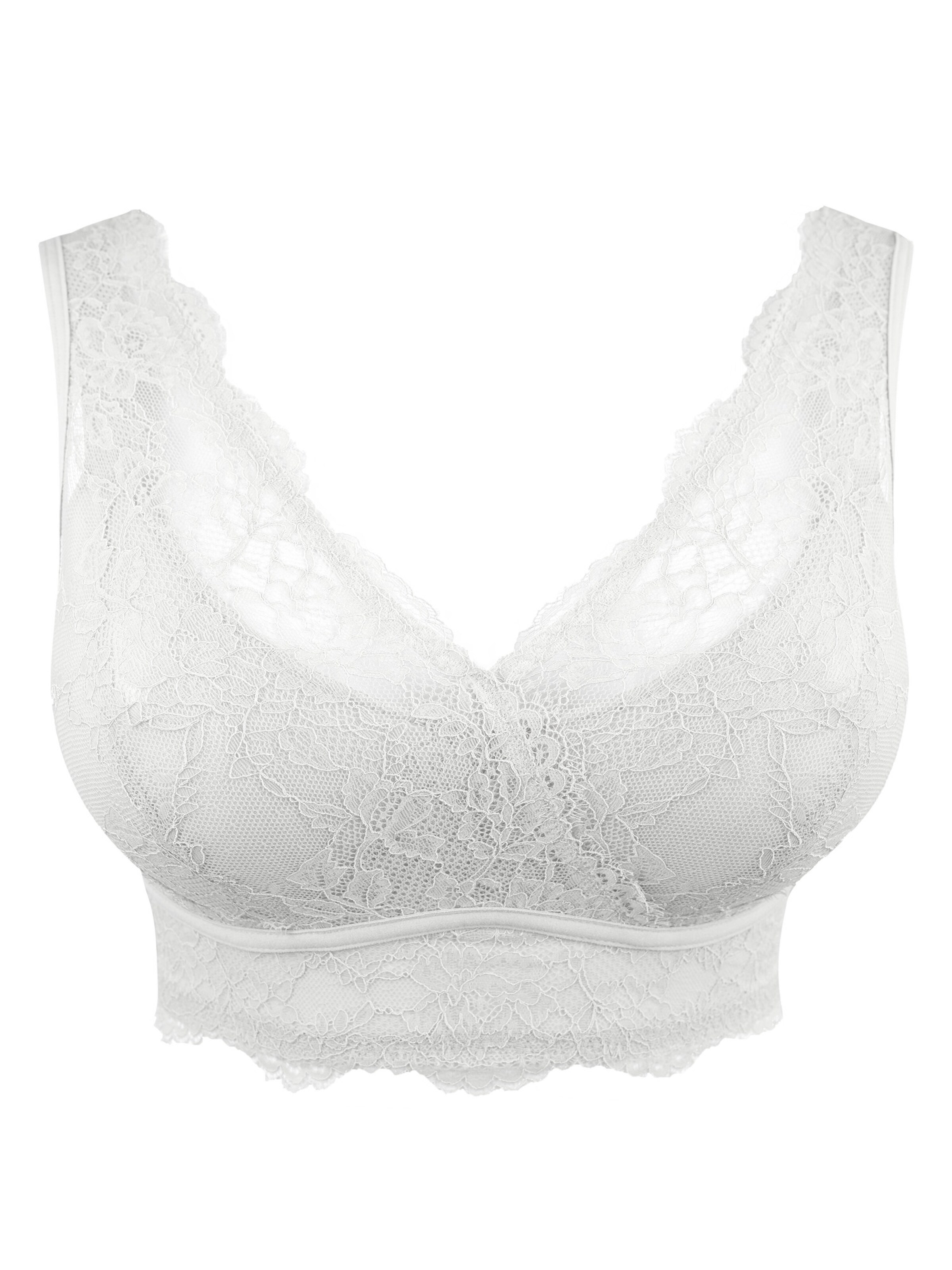 SugarShape Bustier BH &#x27;Emilia&#x27; in Weiß: Vorderseite