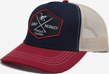 Surf Monkey - Gorra deportiva en azul: frente