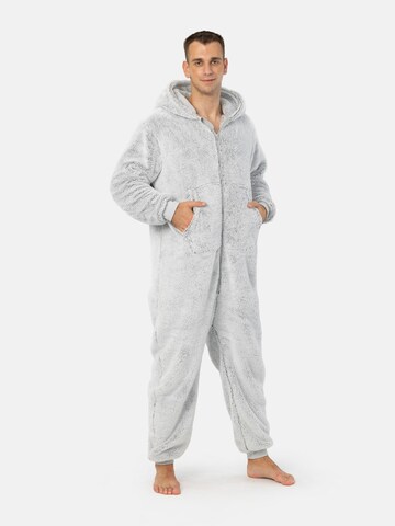 PANTONECLO Hausanzug 'Pantoneclo Men’s Overall'‌‌‌‌ in Grau: Vorderseite