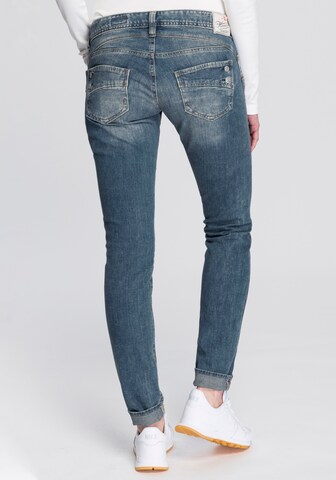 Coupe slim Jean 'PIPER' Herrlicher en bleu