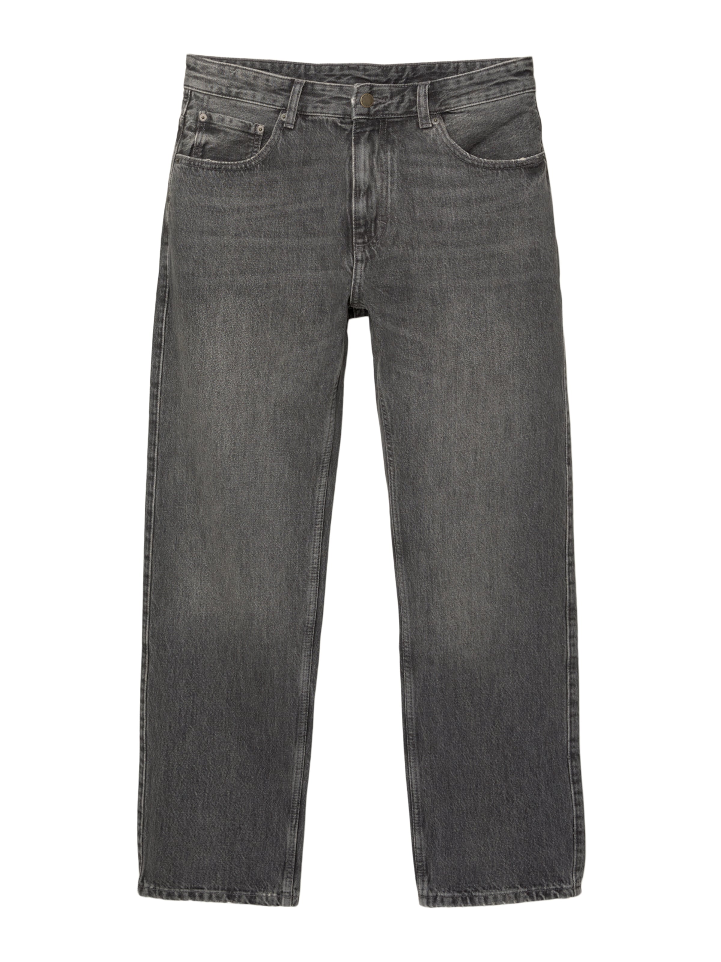 Pull&Bear Loose fit Jeans in Grey: front