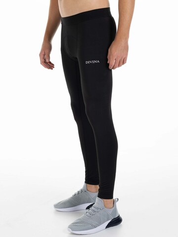 Skinny Pantalon de sport 'Valide' Divina en noir