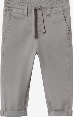 MANGO KIDS Pants in Grey: front