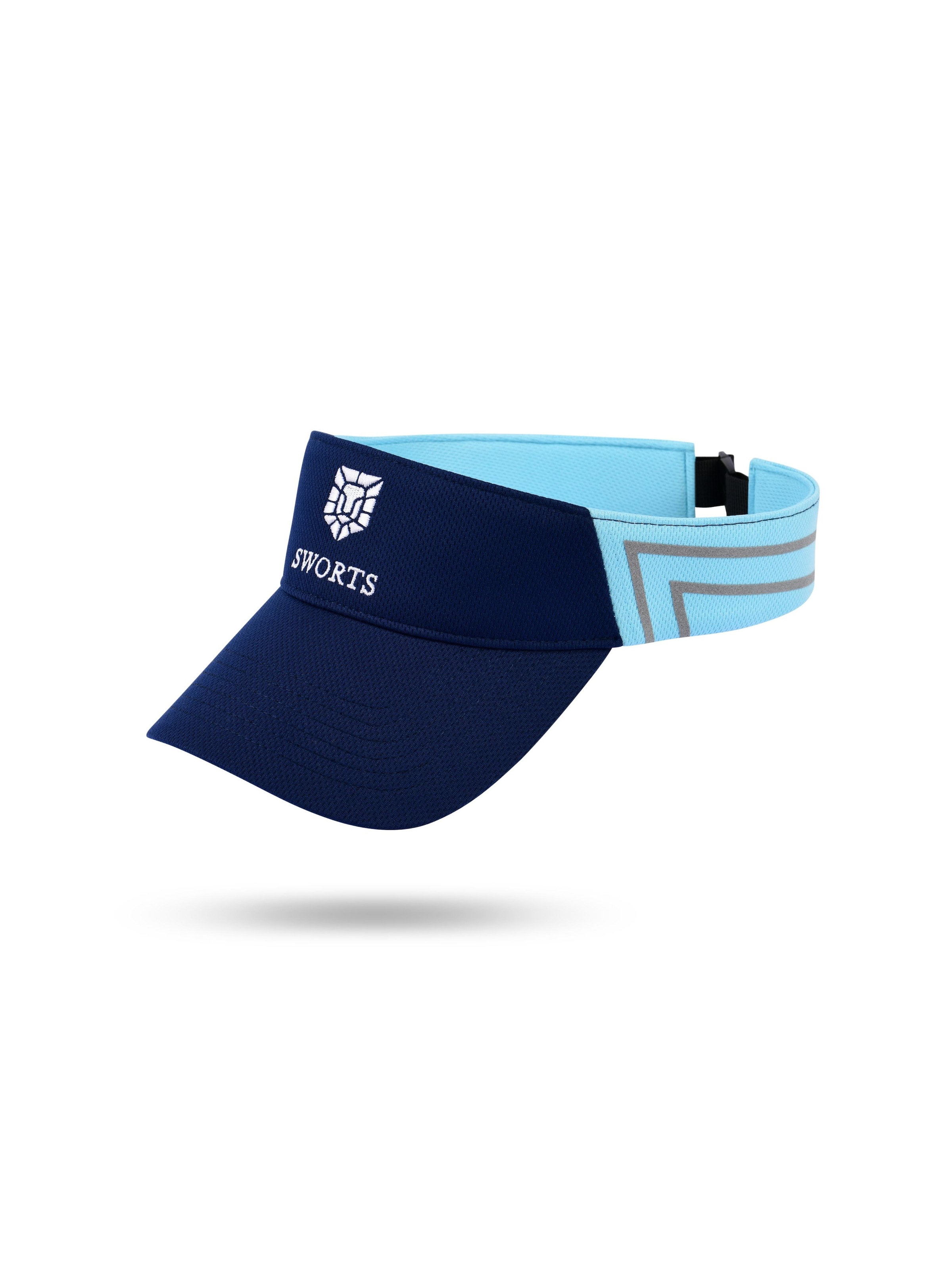SWORTS Visor 'Glory'‌‌‌ in Blau: Vorderseite