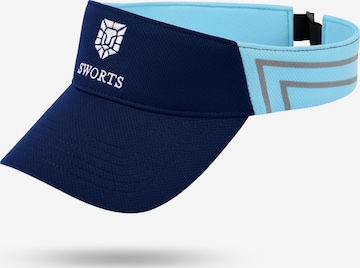 SWORTS Visor 'Glory' in Blue: front