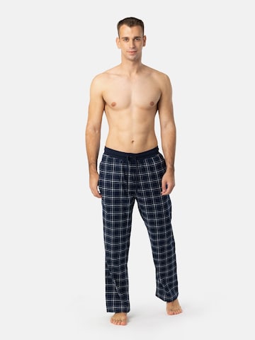 PANTONECLO Pyjamabroek 'Pantoneclo Men’s Night Wear Long Pajama' in Blauw