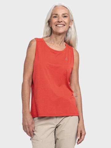 Schöffel Functioneel shirt 'Tauron' in Rood: voorkant