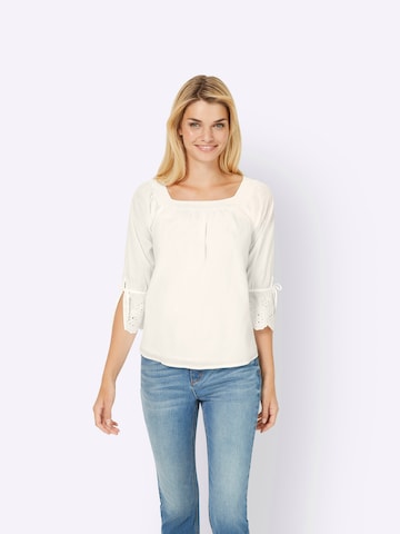 heine Bluse in Beige: predná strana