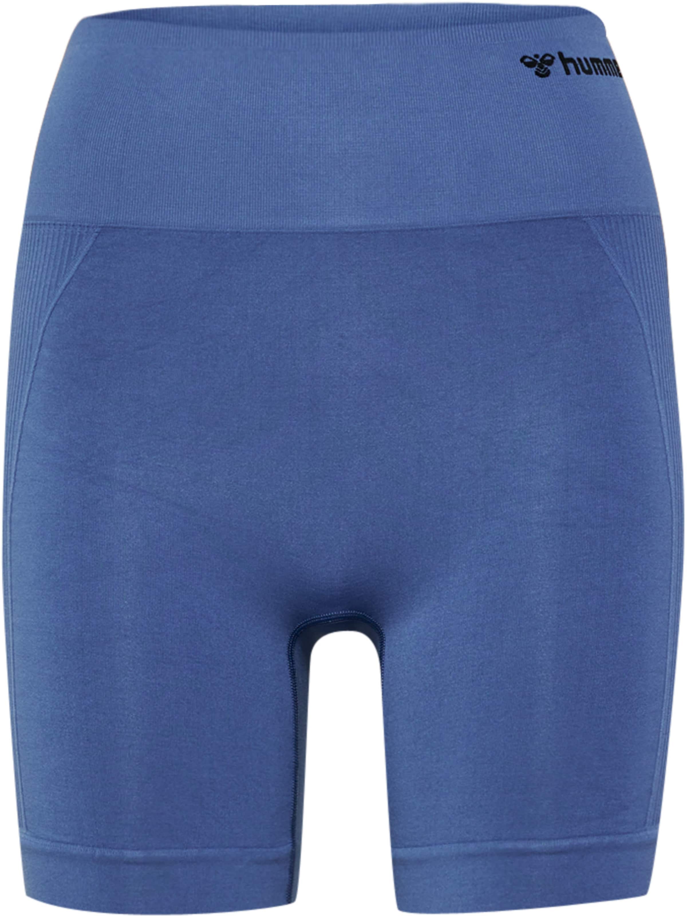 Hummel Skinny Urheiluhousut 'Tif' värissä sininen: etupuoli