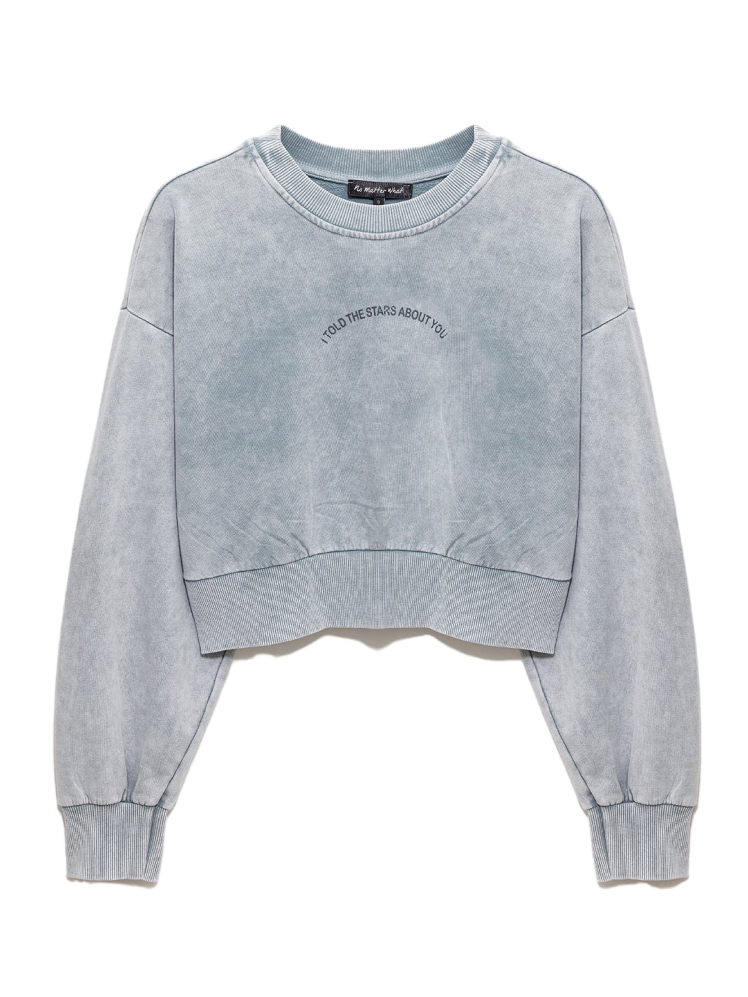 No Matter What Sweatshirt in Grey: front