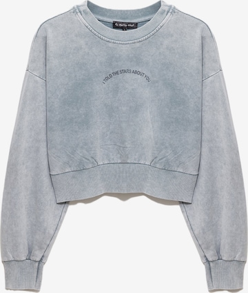 No Matter What Sweatshirt in Grau: Vorderseite