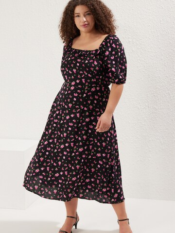 Trendyol Curve - Vestido de verano en negro: frente