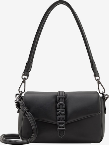 L.CREDI Shoulder bag 'Nayla' in Black: front